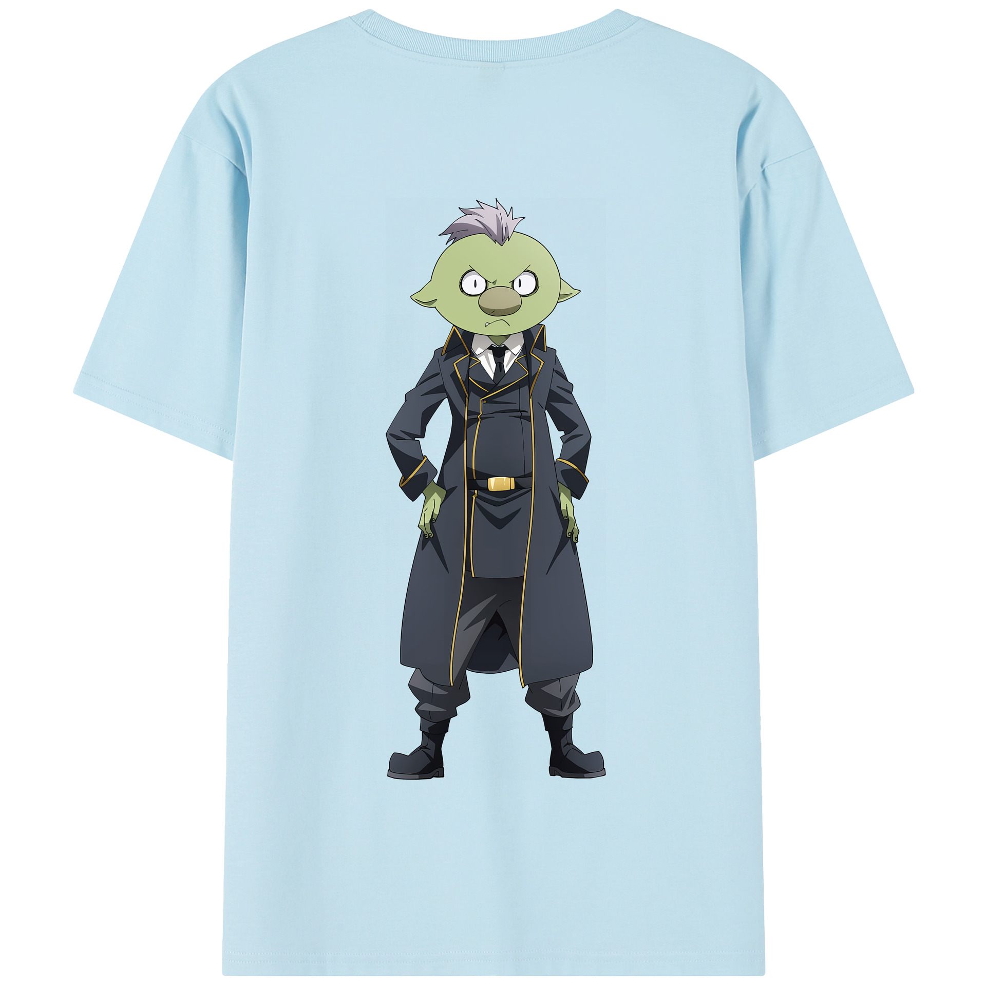 （画像用） 転スラ Regarding Reincarnated to Slime 綿100％半袖Tシャツ（背面プリント）